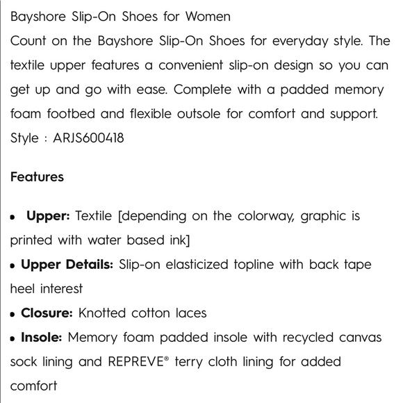 Roxy white slip on shoes - Picture 9 of 9